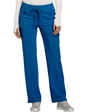 Picture of CHEROKEE-CH-CK100AP-Cherokee Infinity Women's Mid Rise Tapered Leg Drawstring Petite Pant