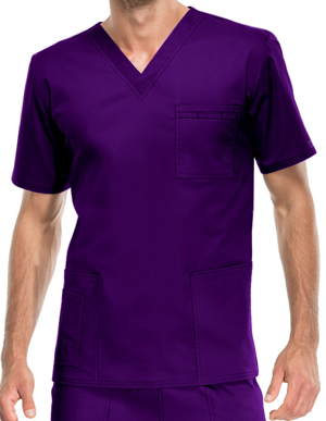 Picture of CHEROKEE-CH-4725-Cherokee Workwear Unisex V-Neck Nurses Scrub Top