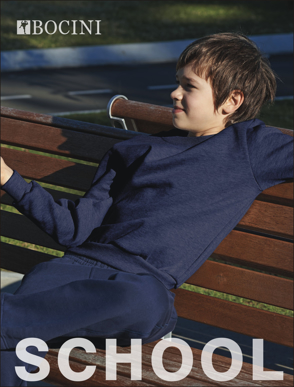 Picture of Bocini-CJ1320-Kids Crew Neck Fleece