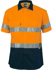 Picture of DNC Workwear Hi Vis Drill Short Sleeve Shirt - 3M 8906 Reflective Tape (3833)