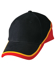 Picture of Winning Spirit - CH38 - Tri-Colour Heavy Brushed Cotton Structured Cap