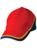 Picture of Winning Spirit - CH38 - Tri-Colour Heavy Brushed Cotton Structured Cap