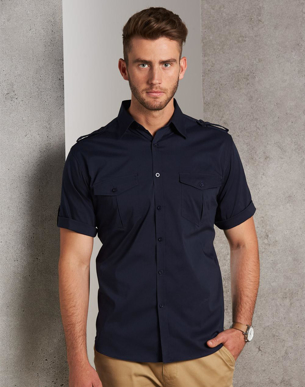 Picture of Winning Spirit - M7911 - Men’s Short Sleeve Military Shirt