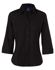 Picture of Winning Spirit - BS18 - Women’s Pin Stripe 3/4 Sleeve Shirt