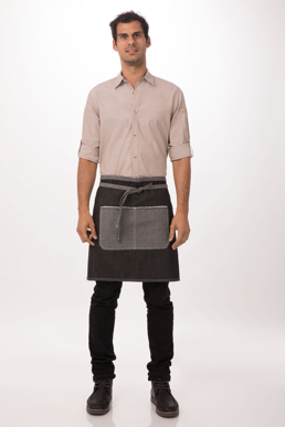 Picture of Chef Works-AW044-Bronx Half Bistro Apron