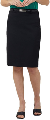 Picture of NNT Uniforms-CAT29W-BKP-Mid Length Pencil Skirt