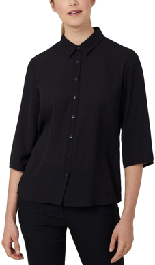 Picture of NNT Uniforms-CATUKZ-BKP-Georgie 3/4 Sleeve Pleat Back Shirt