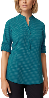 Picture of City Collection Hi Low Ladies 3/4 sleeve Shirt (2175)