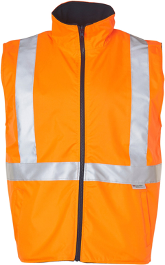 Picture of Australian Industrial Wear -SW37-Unisex Reversible Taped Hi-Vis Safety Vest