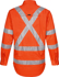 Picture of Australian Industrial Wear -SW66-Unisex NSW Rail Lightweight Cotton Drill Safety Shirt