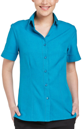 Picture of Corporate Reflection-6303V19-Climate Smart Ladies Easy Fit Short Sleeve shirt