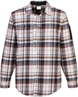 Picture of Prime Mover Workwear Check Flannel Shirt (KX370)