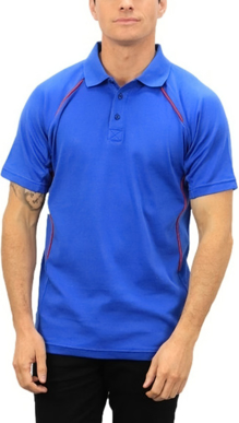 Picture of Be Seen Uniform-BSP36-Men's Baby Waffle Knit Polo