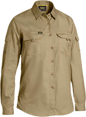 Picture of Bisley Workwear Womens Ripstop Shirt (BL6414)