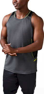 Picture of Biz Collection Mens Renegade Singlet (SG702M)