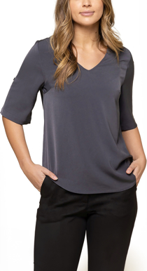 Picture of Gloweave-1800WZ-Reese V Neck Top