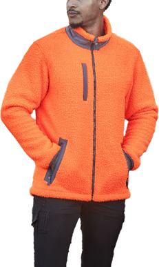 Picture of Syzmik Unisex Streetworx Full Zip Sherpa Fleece (ZT285)