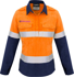 Picture of Syzmik Womens FR Closed Front Hooped Taped Spliced Shirt (ZW131)