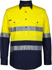 Picture of JB's Wear Hi Vis Day & Night Close Front Long Sleeve 150g Work Shirt (6HWCS)