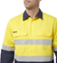 Picture of King Gee Originals Hi Vis Reflective Two Tone Long Sleeve Work Shirt (K54315)