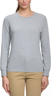 Picture of Winning Spirit Womens Premium Cotton Face Long Sleeve T-shirt (TS48)