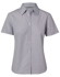 Picture of Winning Spirit Womens Fine Stripe Short Sleeve Shirt (M8211)