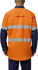 Picture of Hardyakka Core Hi Vis 2 Tone Vented Taped Long Sleeve Cotton Shirt (Y07978)